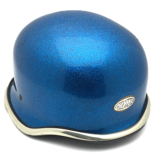 公式】 70's GERMAN BLUE METALFLAKE 58cm ハーフヘルメット半キャップ