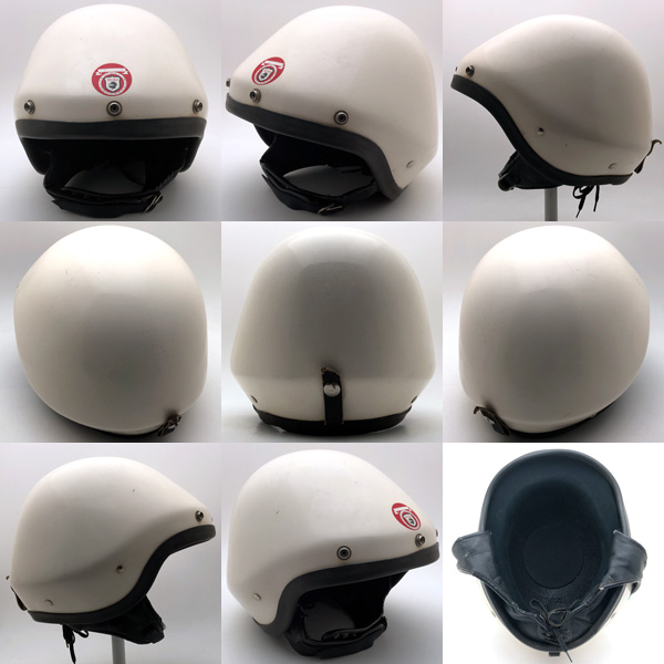 ブランドのギフト 60's McHal HALF HELMET WHITE 60cm ハーフ