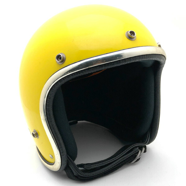 ARTHUR FULMER AF20 YELLOW 58珊 【外国で直輸入中古品】スモールジェットヘルメットオープンフェイスアメリカンアーサーフルマーイエロー黄味がかったM大きさ
