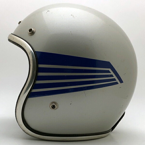 【お値段見直しました】ARTHUR FULMER AF40 FALCON SILVER 60cm 【海外直輸入中古品】 スモールジェットヘルメット オープンフェイス アメリカン アーサーフルマー シルバー 銀色 ファルコン 鷹柄 Lサイズ