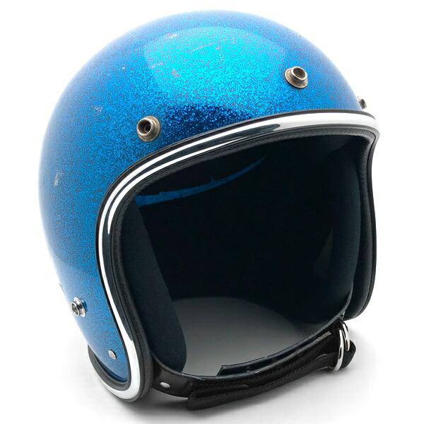 AF40 青ラメ ビンテージ ジェット ヘルメット AF40 青ラメ ビンテージ ジェット ヘルメット - メルカリ