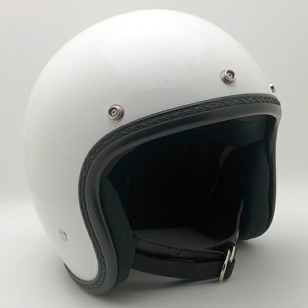 革巻リム ARAI S-70 WHITE 57糎 【外国で直輸入中古品】 スモールジェットヘルメット 明けっ広げ人間の顔 アメリカン アライ 白いこと 白いこと S～M大きさ