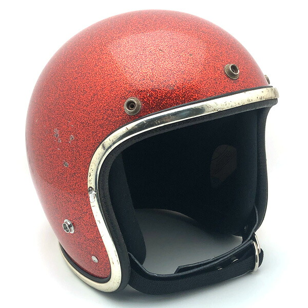 ARTHUR FULMER AF20 ORANGE METALFLAKE 60珊 【外国で直輸入中古品】 スモールジェットヘルメット 開けはなし人間の顔 アメリカン アーサーフルマー オレンジ色 オレンジ色 ラメ 金属元素フレーク L大きさ