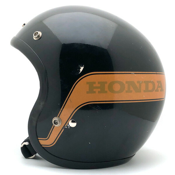 SHOEI HONDALINE STAG BLACK 60糎 【外国で直輸入中古品】 スモールジェットヘルメット 公々然たる人間の顔 アメリカン 見せ物エイ 黒いこと 黒いこと L大いさ
