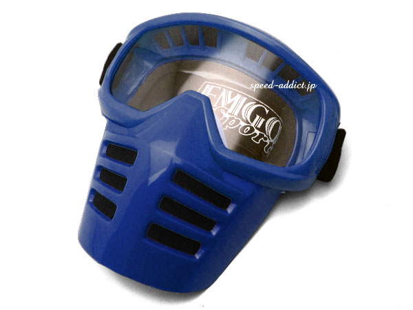 80年代 SINPSON フェイスガード　ゴーグル　ビンテージ　モトクロス Dead Stock 新品 EMGO FACE MASK GOGGLE（エムゴフェイスマスク