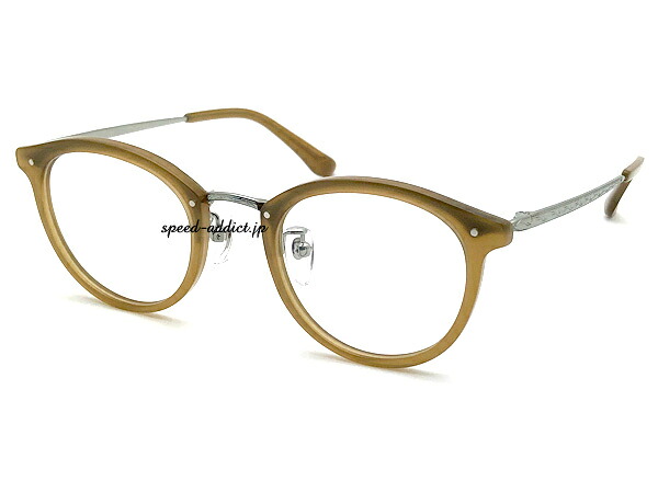 鯖江企画 BACK RIM BOSTON SUNGLASS（バックリムボストンサングラス）YELLOW BROWN × CLEAR イエローブラウンクリアレンズ透明コンビネーションボストンフレームラウンドクラシックレトロハンドメイド鯖江産ジャパンフィット紫外線カット