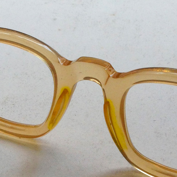 【楽天市場】50's FRANCE Parisian Frame（パリジャン メガネフレーム）Yellow 【海外直輸入新古品】眼鏡めがね
