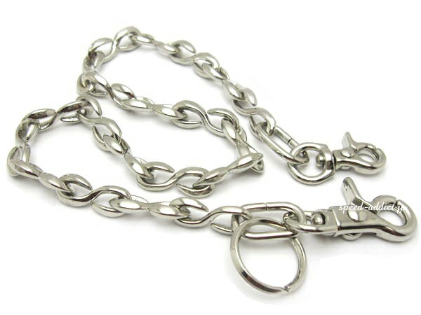 楽天市場】真鍮無垢（鋳物）DOUBLE CLIP WALLET CHAIN S字大（BRASS