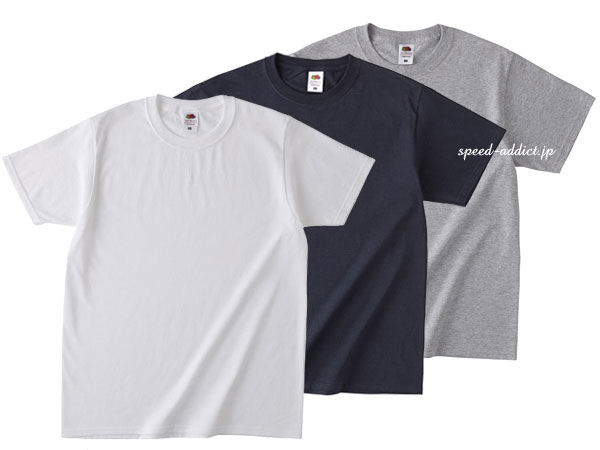 【楽天市場】FRUIT OF THE LOOM 日本人向け仕様 T-shirt 3pc SET（フルーツオブザルームTシャツ3色組）WHITE