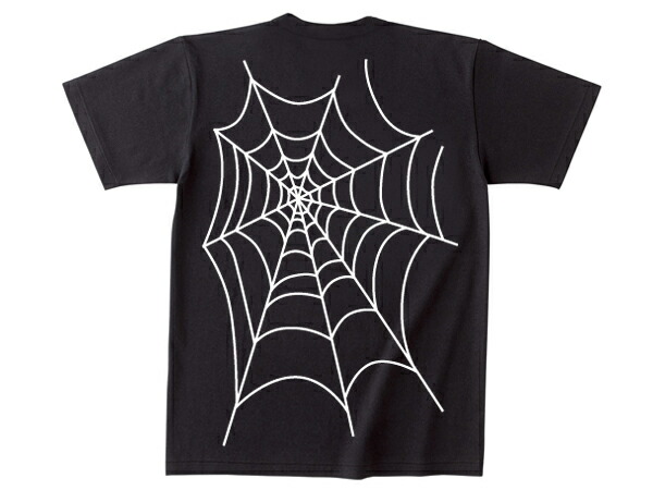 楽天市場】SPIDERWEB T-shirt（スパイダーウェブTシャツ）BLACK