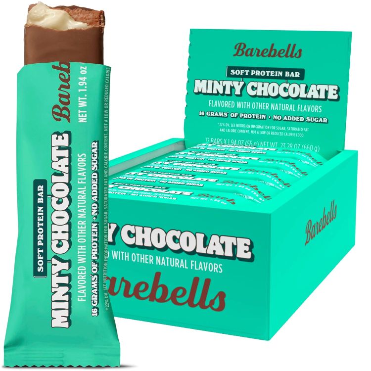 ベアベル ソフトプロテインバー ミントチョコレート12本入り Barebells Soft Protein Bar Minty Chocolate (12) 【お取り寄せ商品】【合わせて買いたい】