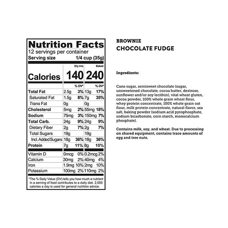 【楽天市場】コディアック ブラウニーミックス チョコレートファッジ 420g (14.8oz) KODIAK Cakes BAKING