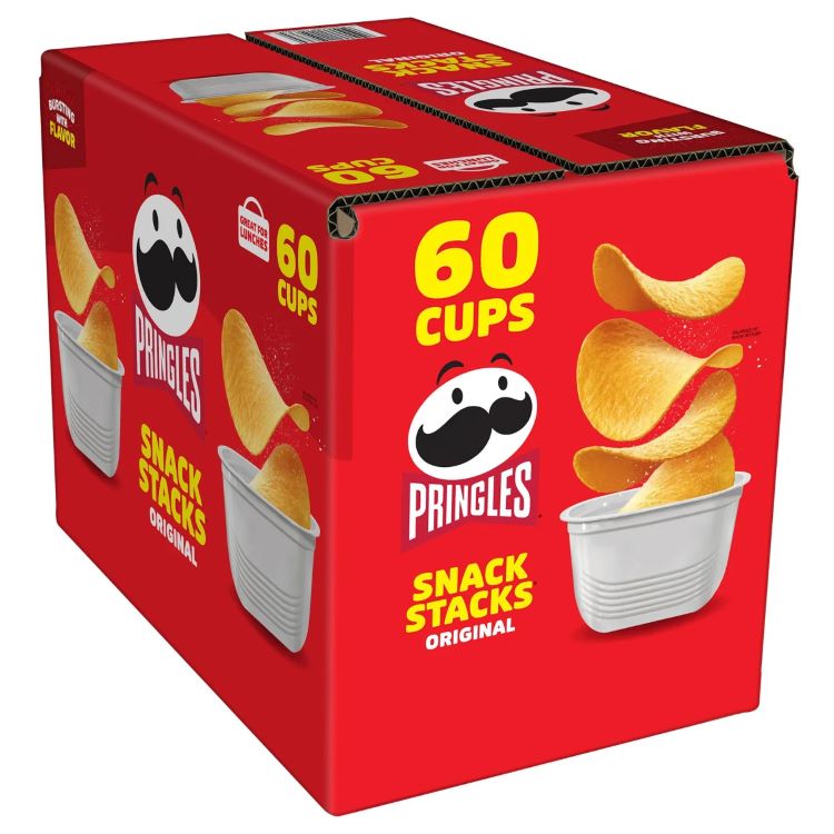 【アメリカコストコ品】プリングルズ プリングルス ポテトチップス オリジナル 約18g 60 個入り Pringles Potato Chips, Original, 0.67 oz, 60-count【お取り寄せ商品】