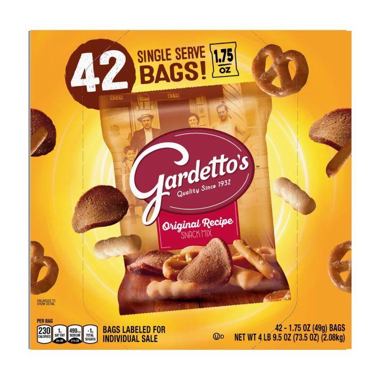 【アメリカコストコ品】ガーデット スナックミックス、オリジナル、約49g 、42個入り Gardetto's Snack Mix, Original, 1.75 oz, 42-count【お取り寄せ商品】【合わせて買いたい】