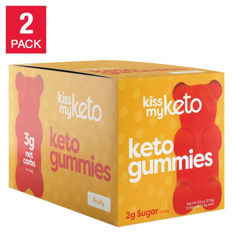 【アメリカコストコ品】キスマイケトグミ 12個入り 2パック Kiss My Keto Gummies, 12-count, 2-pack【お取り寄せ商品】【合わせて買いたい】