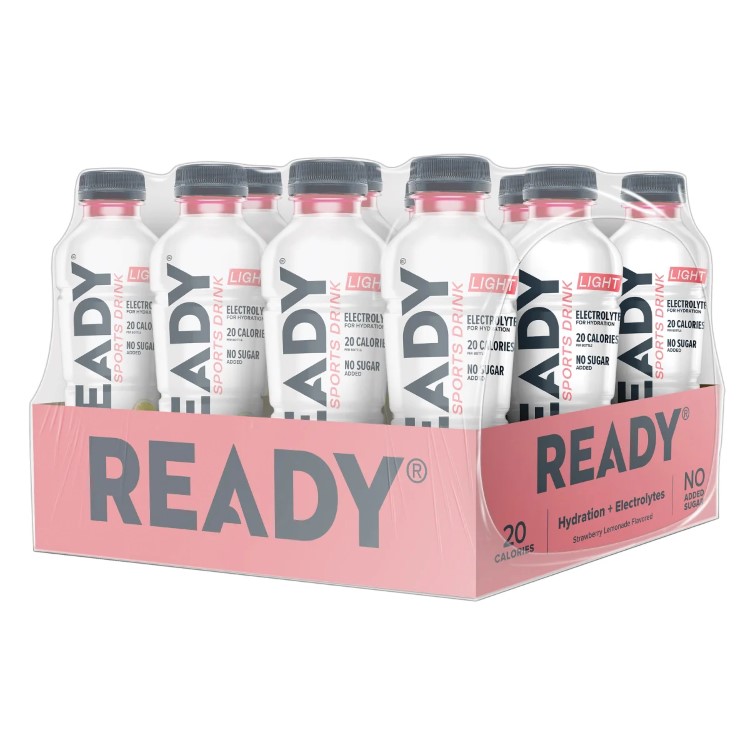 【アメリカコストコ品】レディ スポーツドリンク ライト ストロベリーレモネード 約499ml、12 個入り Ready Sports Drink Light, Strawberry Lemonade, 16.9 fl oz, 12-count【お取り寄せ商品】【合わせて買いたい】