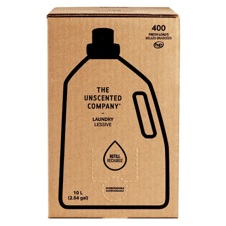 【アメリカコストコ品】The Unscented Company 液体洗濯洗剤詰め替えボックス 400回分 337.約2720ml 無香料 The Unscented Company Liquid Laundry Detergent Refill Box, 400 Loads, 337.92 fl oz【お取り寄せ商品】【合わせて買いたい】