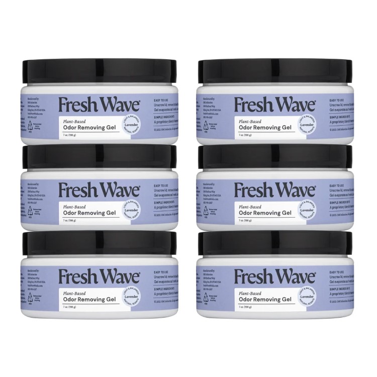 【アメリカコストコ品】フレッシュウェーブ 消臭ジェル ラベンダー 約198g 6個入り Fresh Wave Odor Removing Gel, Lavender, 7 oz, 6-count【お取り寄せ商品】【合わせて買いたい】