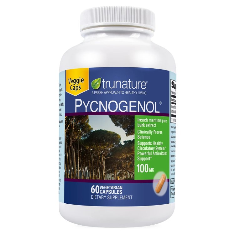 【アメリカコストコ品】トゥルネイチャー ピクノジェノール 100 mg、ベジタリアンカプセル 60粒 trunature Pycnogenol 100 mg., 60 Vegetarian Capsules 【お取り寄せ商品】【合わせて買いたい】
