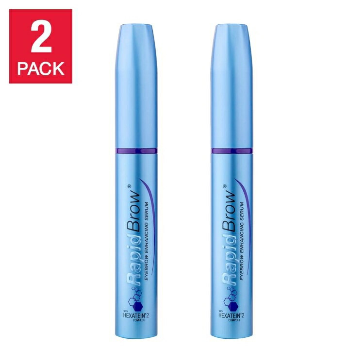 【アメリカコストコ品】ラピッドブロウ アイブロウセラム 3ml RapidBrow Eyebrow Enhancing Serum, 0.1 fl oz, 2-pack【お取り寄せ商品】【合わせて買いたい】|アメリカサプリ専門スピードボディ