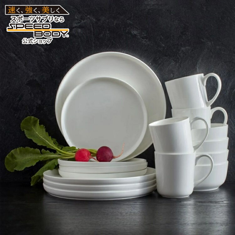 【アメリカコストコ品】ミカサ サマンサ 16ピース ボーンチャイナ ディナーウェア Mikasa Samantha 16-Piece Bone China Dinnerware【お取り寄せ商品】【合わせて買いたい】｜アメリカサプリ専門スピードボディ