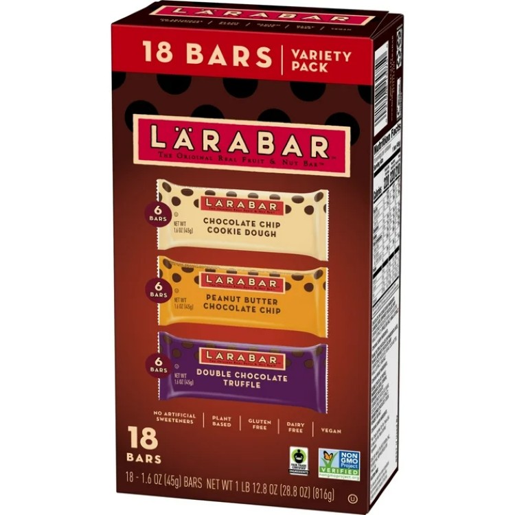 ララバー チョコレートバラエティパック フルーツ&ナッツバー 18個入り Larabar Chocolate Variety Pack, Fruit and Nut Bars 28.8 oz, 18 Ct 【お取り寄せ商品】