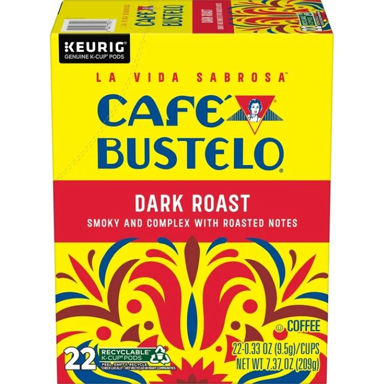 カフェブステロ ダークロースト コーヒーカプセル Kカップ 22個入り Cafe Bustelo Dark Roast Coffee, 22 Ct. K Cup pods 【お取り寄せ商品】