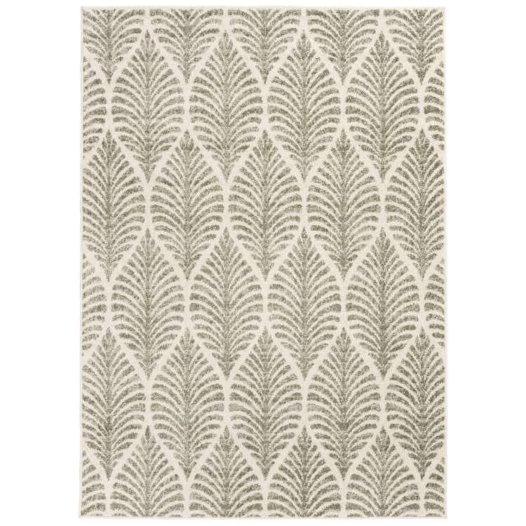 【ウォルマートブランド】メインステイズ パームリーフ柄 エリアラグ グリーン 約152×213cm Mainstays Green Palm Leaf Indoor Area Rug, 5'x7' 【お取り寄せ商品】|アメリカサプリ専門スピードボディ