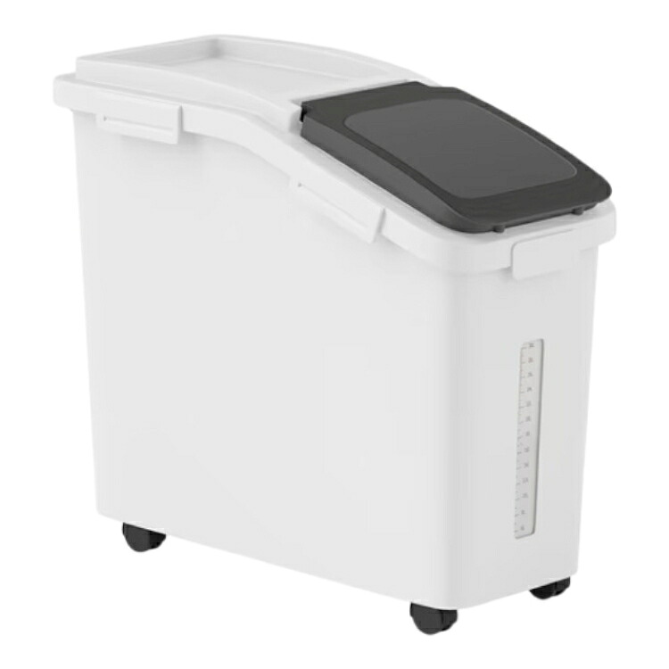 ユーフォリック キャスター付き食品保存容器 11.4ガロン ホワイト Uforic Rolling Food Storage Container with Clear Lid - 11.4 Gallon Capacity, White 【お取り寄せ商品】|アメリカサプリ専門スピードボディ