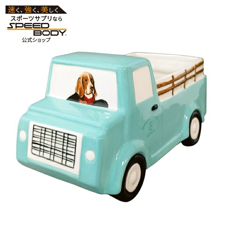 【ウォルマートブランド】パイオニアウーマン トラック型プランター 15cm The Pioneer Woman Drummond Truck Novelty Planter 6 inch opening, Stoneware 【お取り寄せ商品】