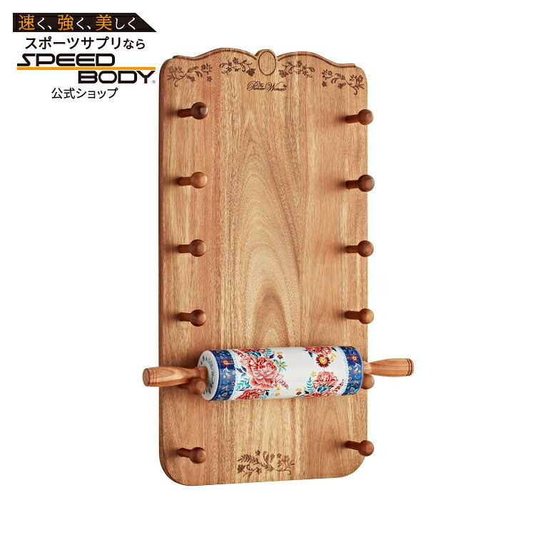 【ウォルマートブランド】パイオニアウーマン セラミック フレンチ麺棒 66cm スタンド付き The Pioneer Woman 26-Inch Ceramic French Rolling Pin Dough Roller with Holder 【お取り寄せ商品】｜アメリカサプリ専門スピードボディ