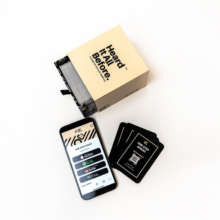 ハード・イット・オール・ビフォア ヒップホップ サンプルカードゲーム Heard It All Before: A Hip-Hop Party Card Game of Samples for Music Lovers and Learners 【お取り寄せ商品】｜アメリカサプリ専門スピードボディ