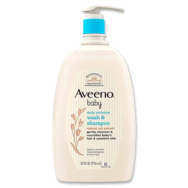 アビーノ ベビー ウォッシュ＆シャンプー 976ml(33floz) Aveeno Baby Daily Moisture Body Wash & Shampoo ボディソープ シャンプー うるおい 敏感肌【お取り寄せ商品】【合わせて買いたい】