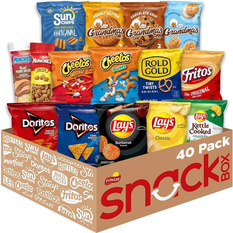 フリトレー アルティメット クラシック スナック バラエティアソート(40個入り) Frito Lay Ultimate Classic Snacks Package, Variety Assortment of Chips, Cookies, Crackers, & Nuts, (Pack of 40) 【お取り寄せ商品】