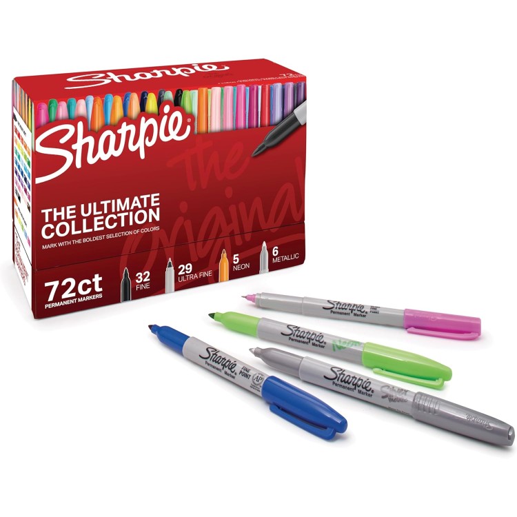 シャーピー パーマネントマーカー アルティメットコレクション 72色入り Sharpie Permanent Markers Ultimate Collection, Assorted Colors, 72 Count【お取り寄せ商品】【合わせて買いたい】