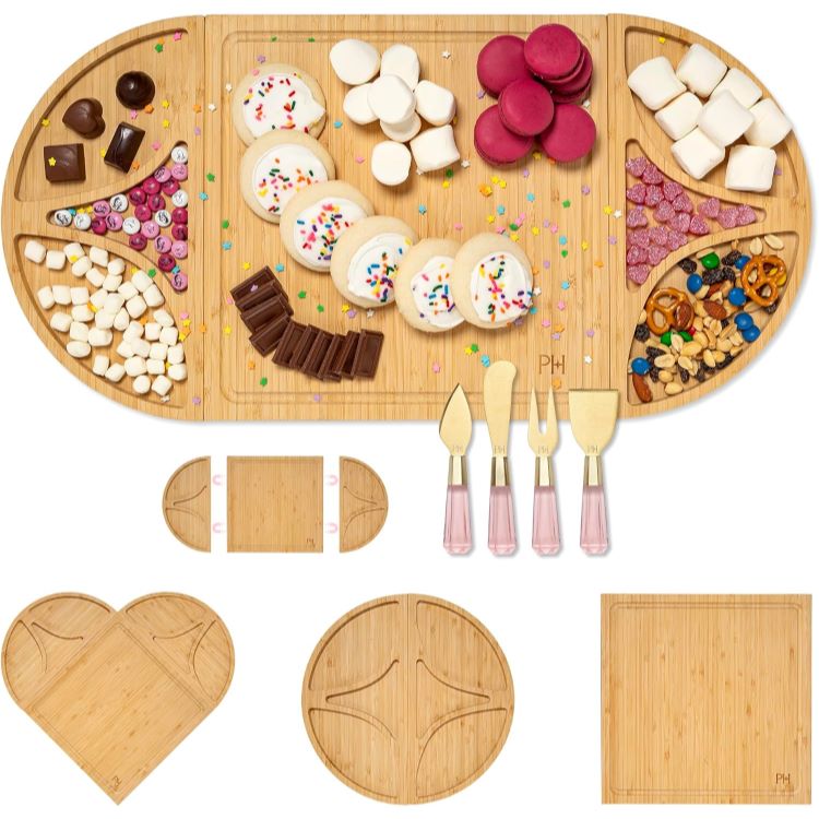 パリスヒルトン シャルキュトリーボード サービングセット 7点 Paris Hilton Charcuterie Board and Serving Set 【お取り寄せ商品】【合わせて買いたい】 8,975円