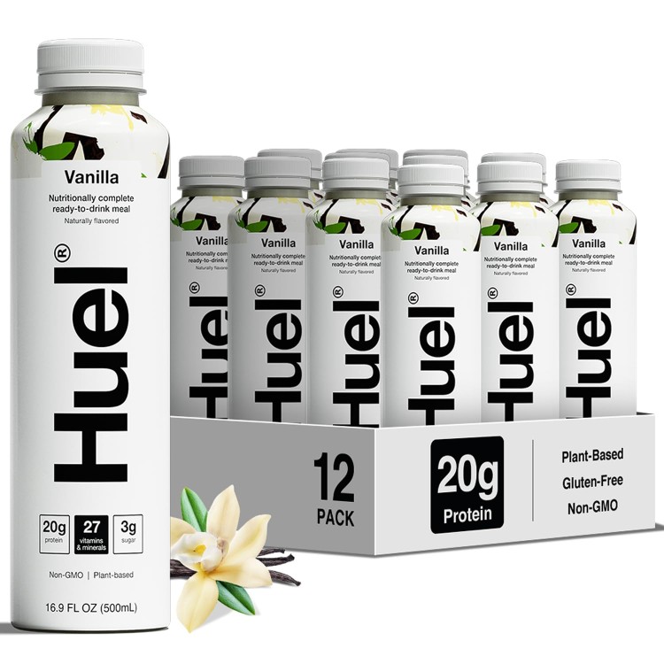 ヒュエル RTD バニラ ミールリプレイスメント ドリンク 500ml 12本パック Huel Ready-to-Drink Vanilla Meal Replacement Drink 16.9 Fl Oz 12 Pack 【お取り寄せ商品】|アメリカサプリ専門スピードボディ