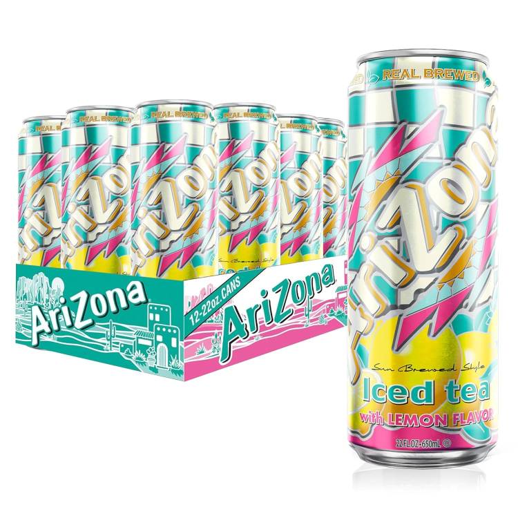 アリゾナ アイスティー レモン 650ml 12本入り AriZona Iced Tea Lemon 22 Fl Oz Pack of 12 【お取り寄せ商品】｜アメリカサプリ専門スピードボディ 7,842円