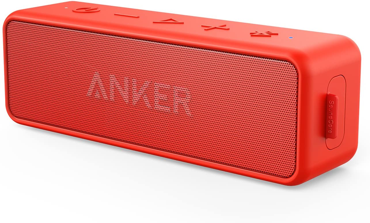 新品 週間以内発送 Anker Soundcore 2 12w Bluetooth 5 スピーカー 24時間連続再生 完全ワイヤレスステレオ対応 強化された低音 Ipx7防水規格 デュアルドライバー マイク内蔵 レッド Radiorinconadalaja Cl