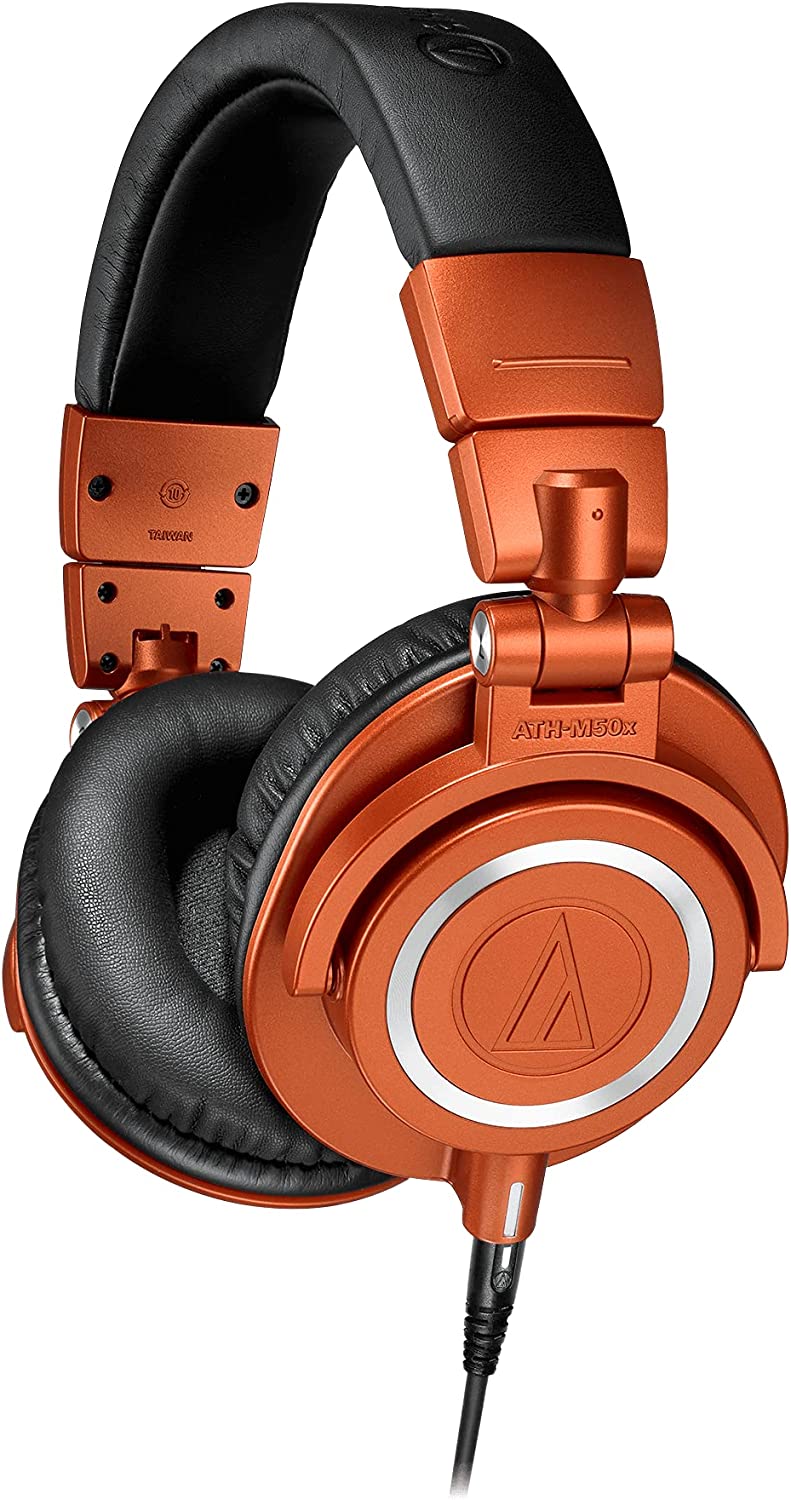 1週間以内発送 オーディオテクニカ audio-technica プロフェッショナルモニターヘッドホン ATH-M50xMO メタリックオレンジ  スタジオ