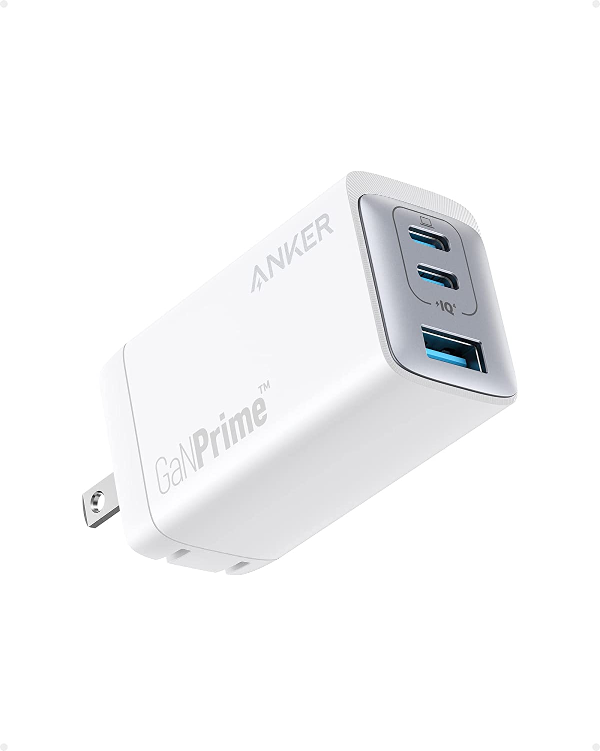 2021新作】 充電器 USB-A 65W Charger 1週間以内発送 ホワイト 735 3ポート USB-C PD USB Anker  GaNPrime バッテリー・充電器