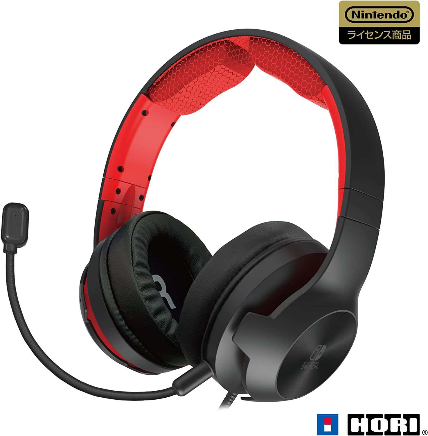 【新品】1週間以内発送 【任天堂ライセンス商品】ミキサー付き ホリゲーミングヘッドセット ハイグレード for Nintendo Switch レッド【Nintendo Switch Online ボイスチャット対応】
