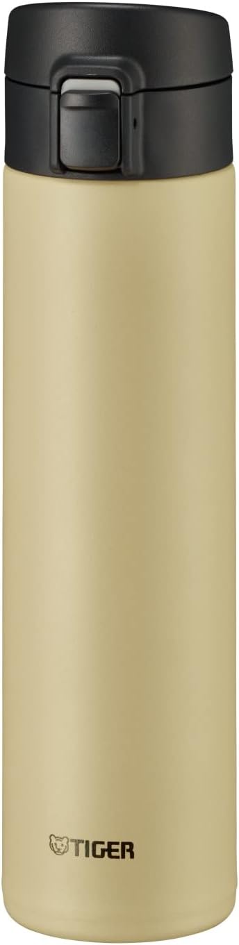 【新品】1週間以内発送 タイガー 水筒 600ml マグボトル ワンタッチ 軽量 ステンレスボトル 真空断熱 保温保冷 ベージュ MKA-K060CK