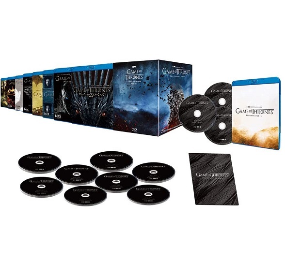 【新品】【即納】ゲーム・オブ・スローンズ(第一章～最終章) ブルーレイ コンプリート・シリーズ(30枚組+ボーナス・ディスク3枚付) Blu-ray Game of Thrones GOT 【参考小売価格 47000円税込 】画像