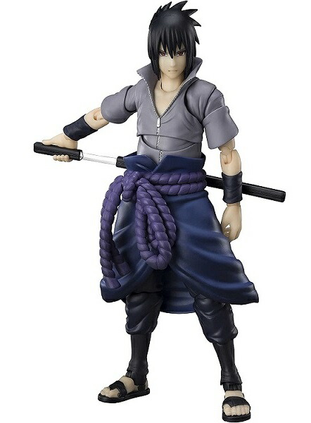 【新品】1週間以内発送 S.H.フィギュアーツ NARUTO -ナルト- 疾風伝 うちはサスケ -全ての憎しみを背負う者- 約145mm PVC&ABS製 塗装済み可動フィギュア なると さすけ画像
