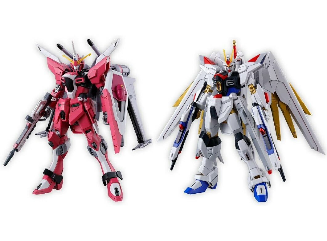 【新品】1週間以内発送 2体セット！ HG 機動戦士ガンダムSEED FREEDOM マイティーストライクフリーダムガンダム 1/144スケール ＋ HG 機動戦士ガンダムSEED FREEDOM インフィニットジャスティスガンダム弐式 1/144スケール 色分け済みプラモデル ガンプラ アニメ