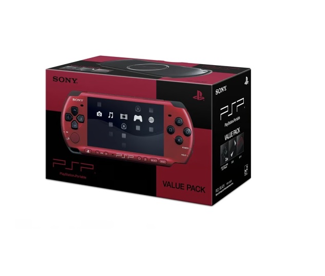 【新品】【即納】 PSP「プレイステーション・ポータブル」バリューパック:レッド/ブラック(PSPJ30026)|SPW店