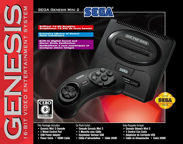 素晴らしい価格 10月下旬頃入荷次第発送 SEGA Genesis Mini 2 セガ ジェネシス ミニ ２ メガドライブミニ２の北米仕様バージョン  日本版と一部異なる６０本のゲームソフトを収録 fucoa.cl