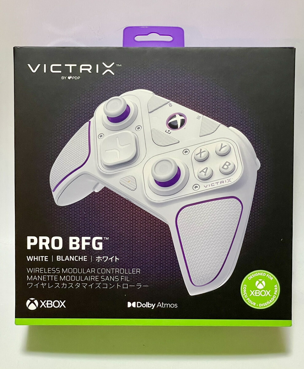 【新品】【即納】【Xbox堅苦しさ使用許可商いものPDP 】Victrix Pro BFG Wireless Gaming Controller for Xbox Series X|S and マイコン, ビクトリクス 労働者階級制御装置 Xbox Series X|S and マイコン 白いこと 競り合い 境界線の外側設備 手あそび