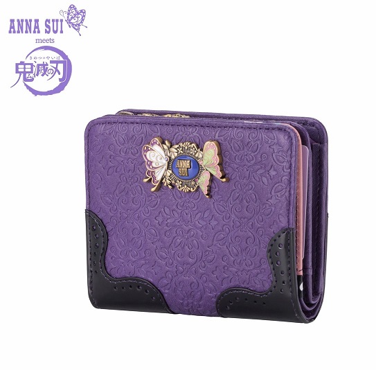 楽天市場】【新品】【即納】鬼滅の刃×ANNA SUI 長財布 / 胡蝶姉妹 きめ